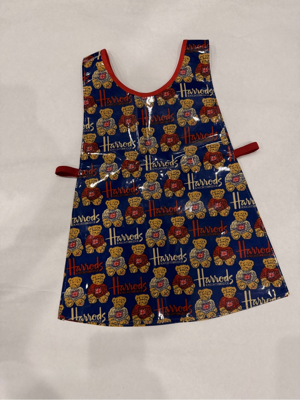 Vintage Harrods Knightsbridge Children’s Vinyl Apron